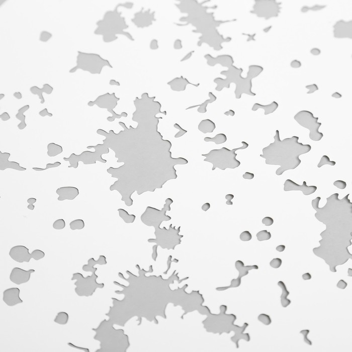 Трафарет пластик Трафарет пластик "Клякса" 24х16 см