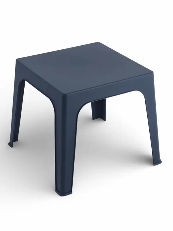 Стол садовый Decorona DeForma, 59.5&times;59.5&times;49.5 см, пластиковый, цвет графитовый шторм