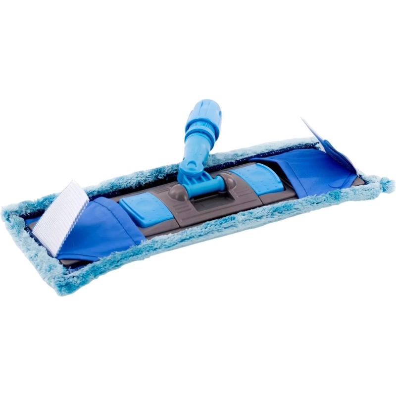 Держатель МОПа универс. пластик 40х11см т.серый/синий NPK195