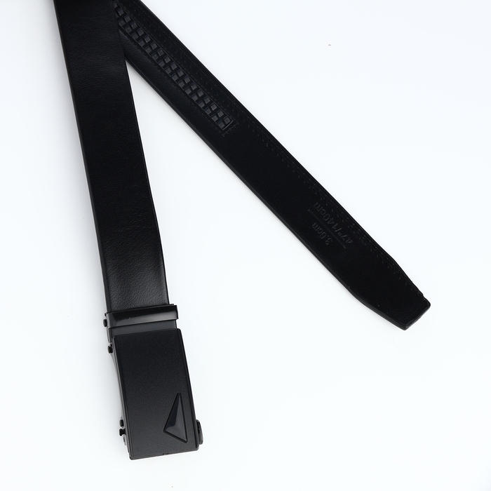 Ремень мужской, Великан, ширина 4 см, пряжка автомат, цвет чёрный Ремень мужской, Великан, ширина 4 см, пряжка автомат, цвет чёрный