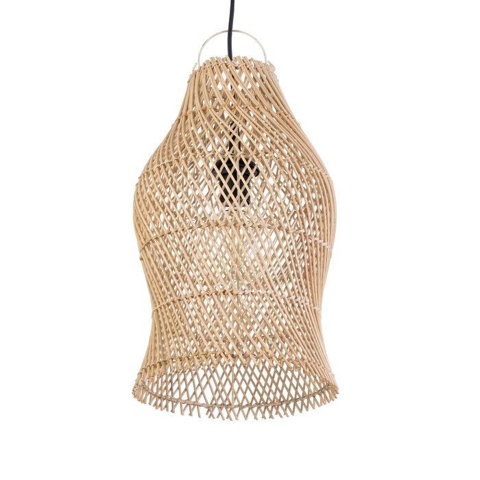 Светильник потолочный из ротанга Светильник потолочный из ротанга "Грация" 1х120Вт, Е27, 26х26х43 см