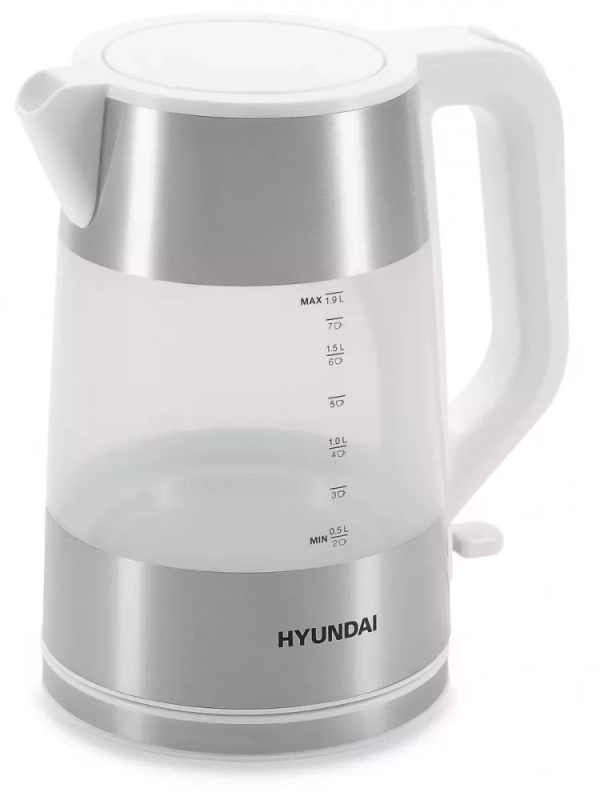 Чайник HYK-P4025 1,9л 2200Вт белый (пластик)