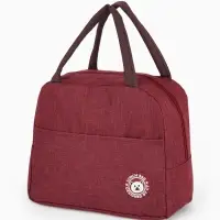 Термосумка на молнии, объём 6 л, цвет бордовый