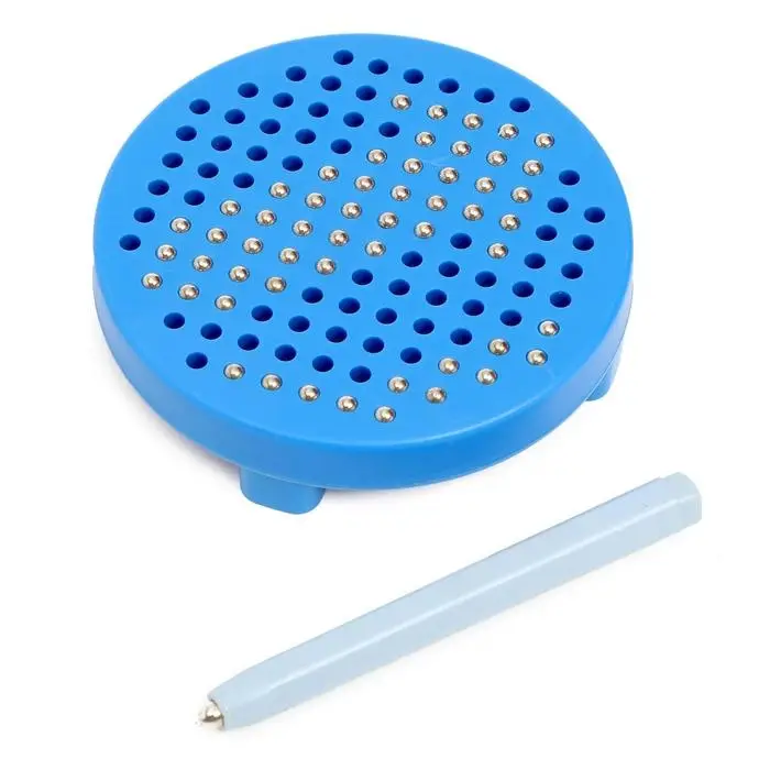 Планшет обучающий «Магнитное рисование», 120 отверстий, цвета МИКС Планшет обучающий «Магнитное рисование», 120 отверстий, цвета МИКС