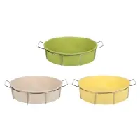 VETTA Форма силиконовая 25x6см, круглая на мет.подставке, 3 цвета