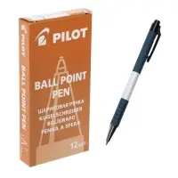 Ручка шариковая Pilot. Soft, автоматическая, синий стержень BPRK-10M (L), узел 0.7 мм, на масляной основе