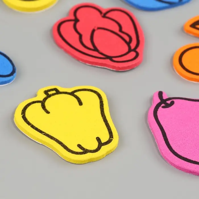 Набор фигурок из EVA на клеевой основе &laquo;Фрукты&raquo;, 13 г, МИКС