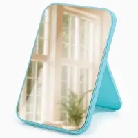 Зеркало настольное, прямоугольное, 20.5&times;14 см, (19.8&times;13.2 см), МИКС