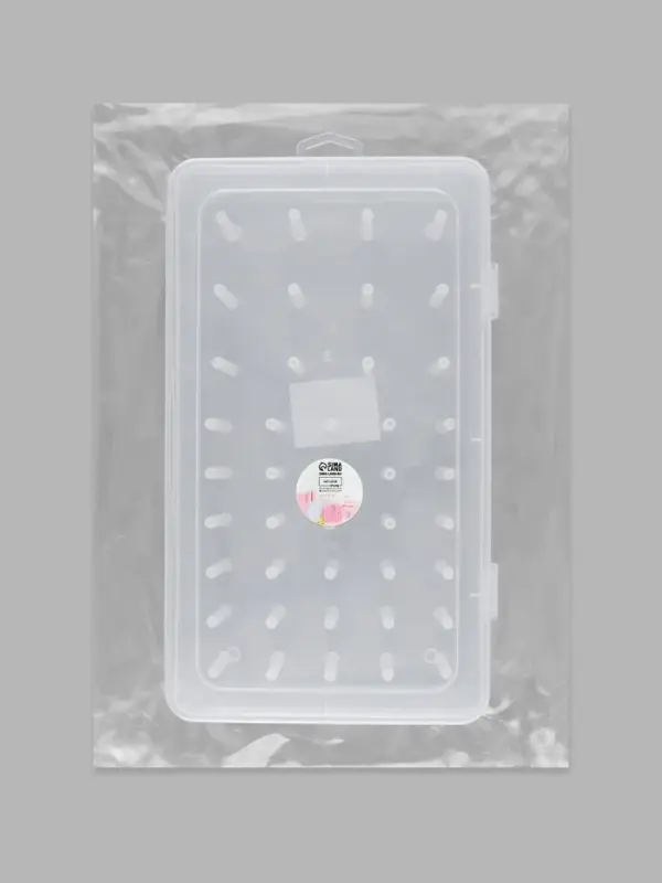 Органайзер для ниток, 42 катушки, 23.7&times;13.7&times;6.6 см, прозрачный