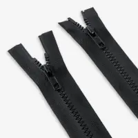 Молния &laquo;Трактор&raquo;, №5, разъёмная, 2 замка, замки автомат, 100 см, чёрная