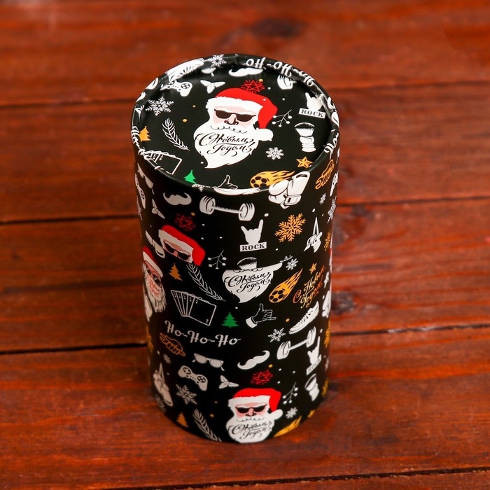 Коробка  Коробка "Дед мороз" завальцованная без окна 8 х 14,5 см