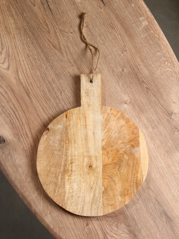 Доска разделочная круглая Доска разделочная круглая "Мудрый слон" дерево манго 36х28 см