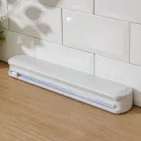 Диспенсер для пищевой плёнки Доляна, 37.3&times;6.5&times;5.3 см, пластик, белый