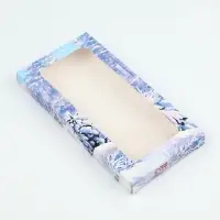 Коробка для шоколада «Новогодних чудес», с окном, 17 х 8.5 х 1.5 см