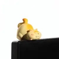 Мини - фигурка на монитор &laquo;Котик хочет прыгнуть&raquo;, 3.5&times;2.5&times;3 см