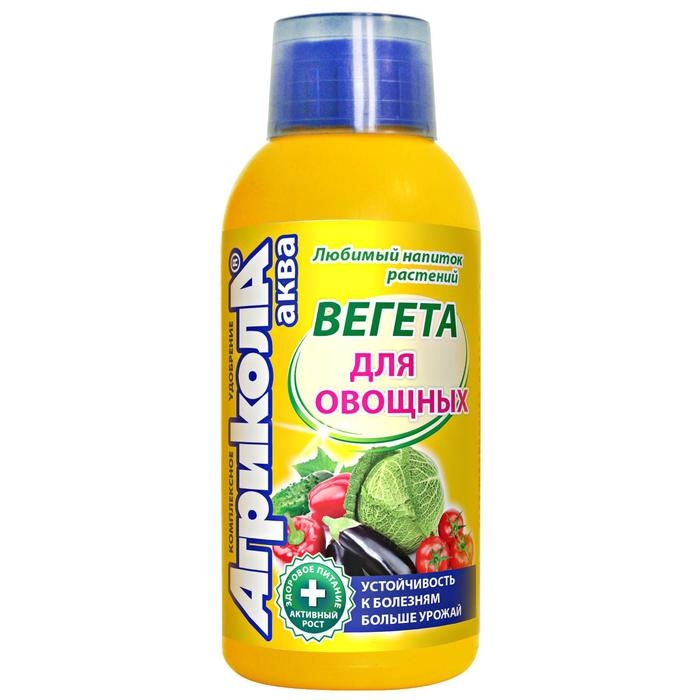 Удобрение Удобрение "Агрикола Вегета", для овощных культур, флакон, 250 мл