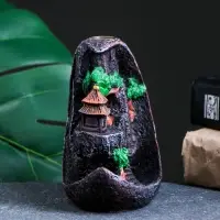 Подставка для благовоний TAKE IT EASY &laquo;Деревенька в горах&raquo;, стелющийся дым, 11&times;7&times;12 см