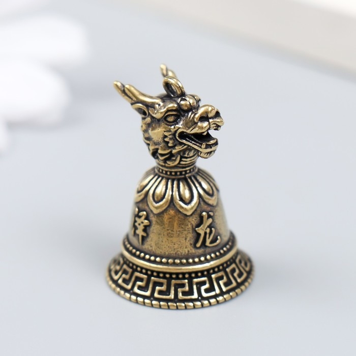 Колокольчик латунь  Колокольчик латунь "Голова дракона" 2,2х2,2х3 см