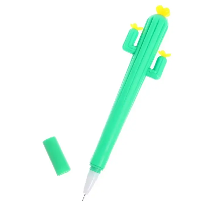 Ручка - прикол гелевая «Кактус», МИКС