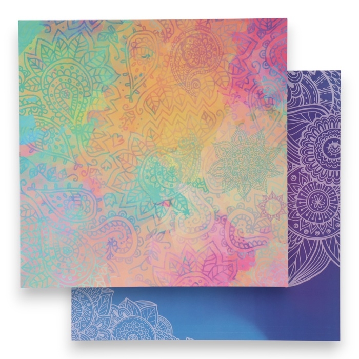 Фотофон двусторонний картон плотность 350 гр Фотофон двусторонний картон плотность 350 гр "Мехенди" 50х50 см