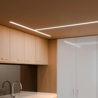 Светильник светодиодный линейный, универсальный, 20Вт, 4000К, IP40, чёрн