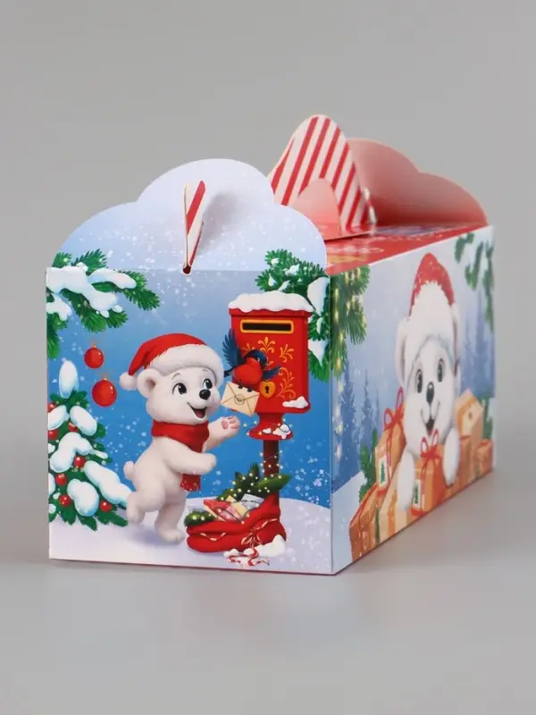 Коробка подарочная, складная 23&times;10&times;15 см &laquo;Детская почта&raquo;