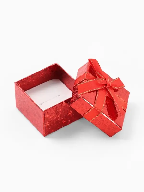 Набор коробочек подарочных 6 шт. под кольцо "Звёзды" перелив, 5*5, цвет МИКС (1249694)