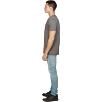 Футболка (160г) с кор.рукавом т.сер.(XXL)