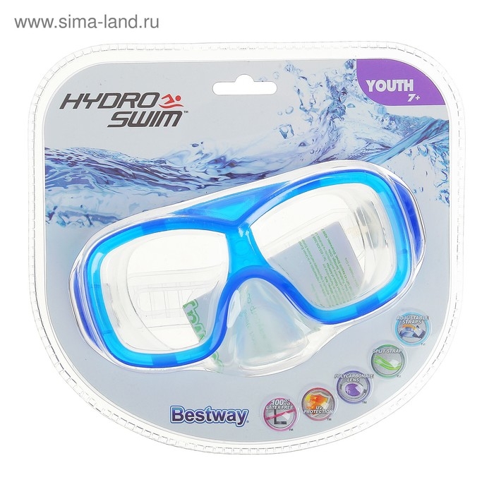 Маска для плавания Aquanaut, от 7 лет, цвет МИКС, 22039 Bestway Маска для плавания Aquanaut, от 7 лет, цвет МИКС, 22039 Bestway