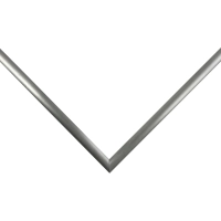 Рамка алюминиевая,&nbsp;30х40, серебро,&nbsp;PS стекло