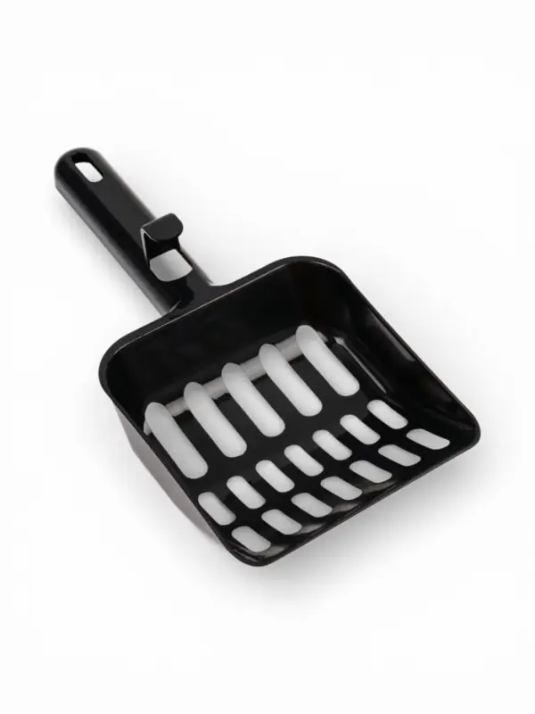 Туалет, 36&times;28&times;14 см, с боковым входом, бортами и совком, коричневый