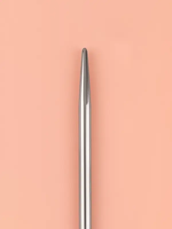 Спицы круговые, для вязания, с металлическим тросом, d=4 мм, 10/40 см Спицы круговые, для вязания, с металлическим тросом, d=4 мм, 10/40 см