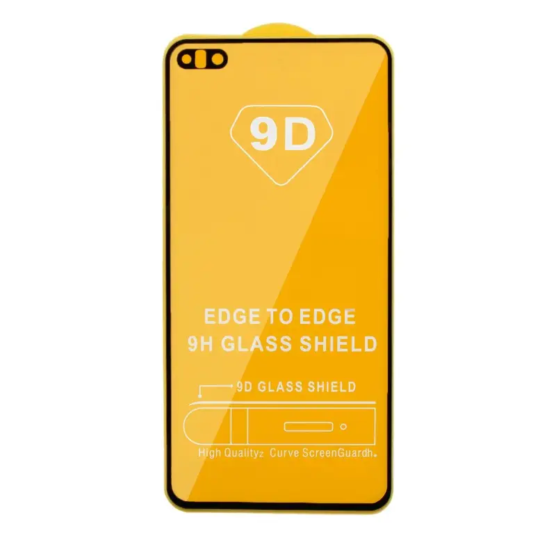 Защитное стекло для Huawei P40 с рамкой 9H Full Glue без упаковки (25 шт./уп.)