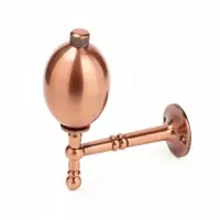 Крючок - держатель для штор CAPPIO KS050, алюминий, цвет медь, 2 шт.
