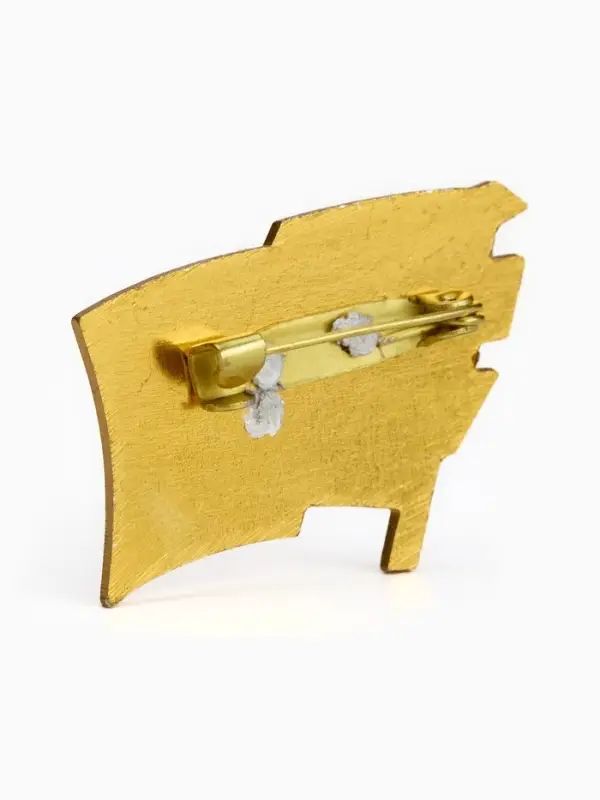 Значок &laquo;СССР&raquo;, 2.5&times;3 см, красный в золоте