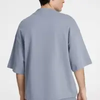 Футболка оверсайз унисекс T9, серая, размер XL/XXL
