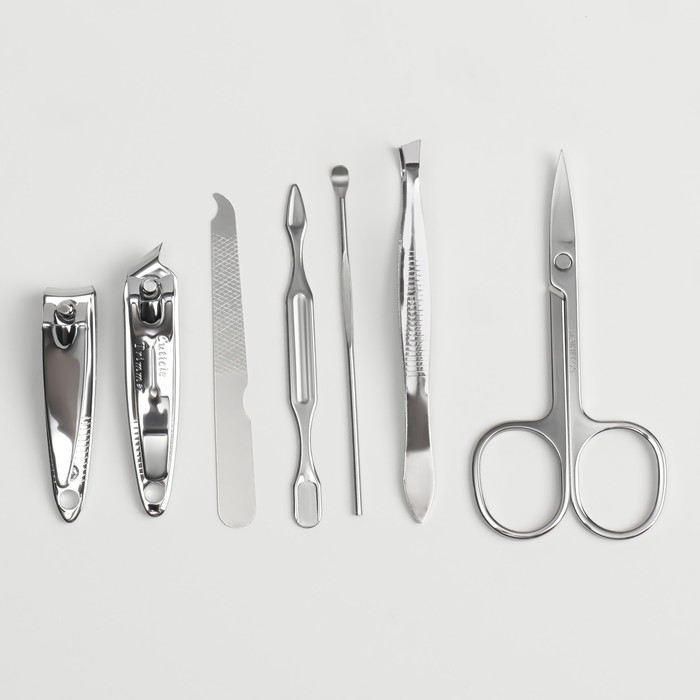 Набор маникюрный «CORGI», 7 предметов, PVC-чехол, разноцветный Набор маникюрный «CORGI», 7 предметов, PVC-чехол, разноцветный