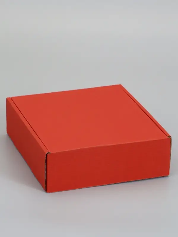 Коробка самосборная, красная, для подарков, хранения и отправки посылок, 21&times;21&times;7 см 6914772