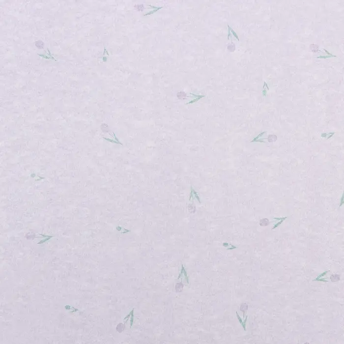 Бумага упаковочная тишью, «Цветы», сиреневый, 50 см × 70 см 17 грамм