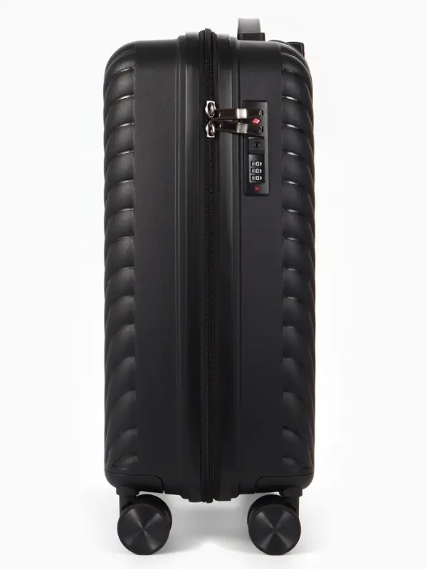 Чемодан на колёсах, 20", кодовый замок, 36&times;20&times;54 см, чёрный
