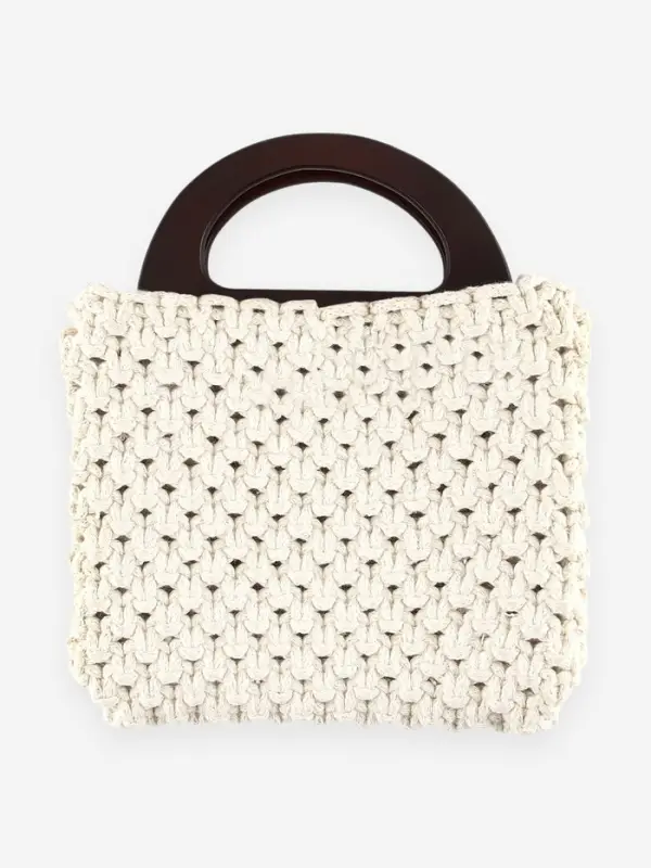 Ручки для сумки (2шт цена за пару) дерево 10*18см корич без прорези АУ