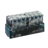 Набор батареек алкалиновых (щелочных) Luazon, AAA, LR03, 24 штуки