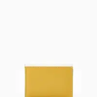 Кошелёк на кнопке, жёлтый