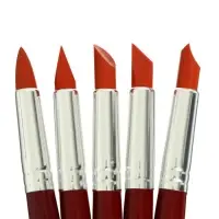 Кисти для рисования, 5 штук, круглые, латекс, большие, МИКС