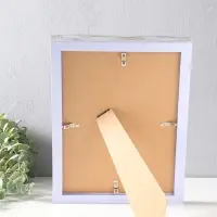 Фоторамка пластик формат А4 см "Прованс" серо-голубой 33,7х24,8х3 см