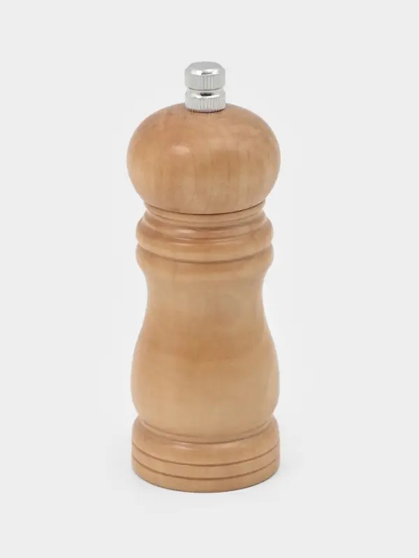Мельница для специй Доляна, 13.5&times;4.5 см, металлический механизм, бежевая