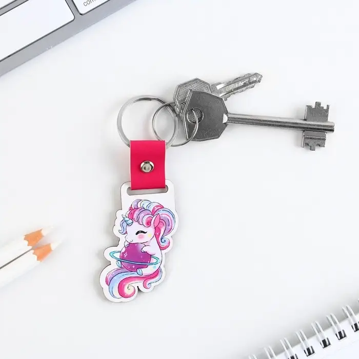 Брелок для ключей деревянный &laquo;Верь в чудеса&raquo;, 7 х 3,7 см