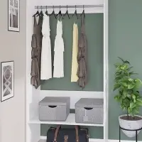 Комплект модульной гардеробной системы «Модус», 2800×2080×510 мм, цвет белый Комплект модульной гардеробной системы «Модус», 2800×2080×510 мм, цвет белый