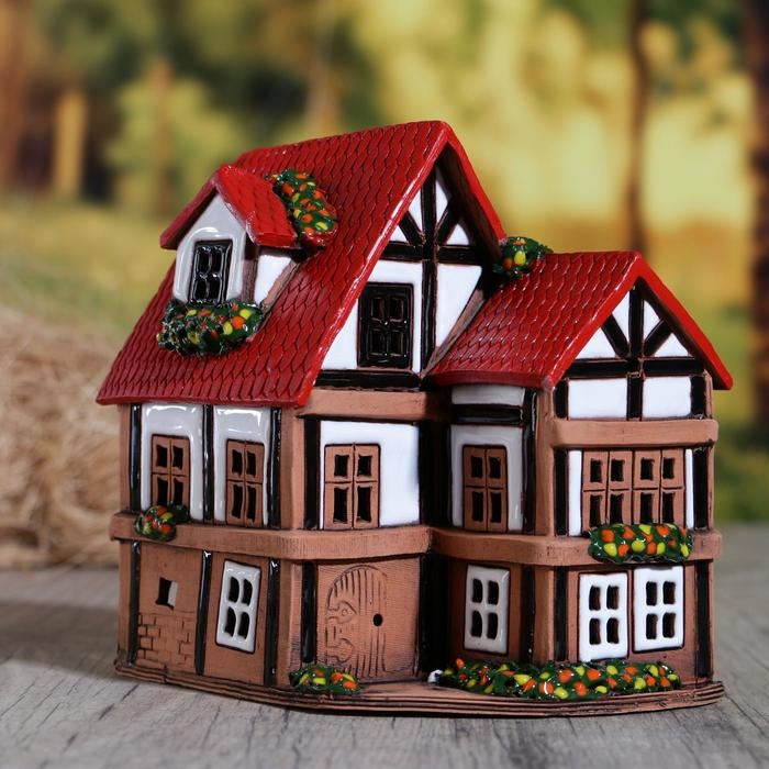 Аромалампа Домик «Ганс», 15 см, ручная работа, микс, Аромалампа Домик «Ганс», 15 см, ручная работа, микс,