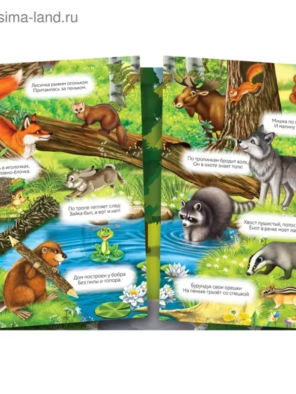 Многоразовые наклейки &laquo;Изучаем животных&raquo;, набор 2 шт.